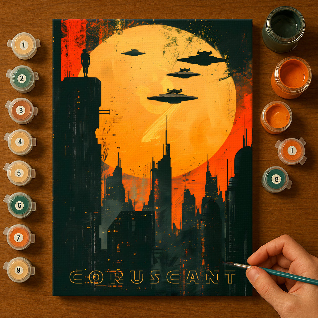 Outer Realms #4 | Paint by Numbers Kit EasyArtJoy
