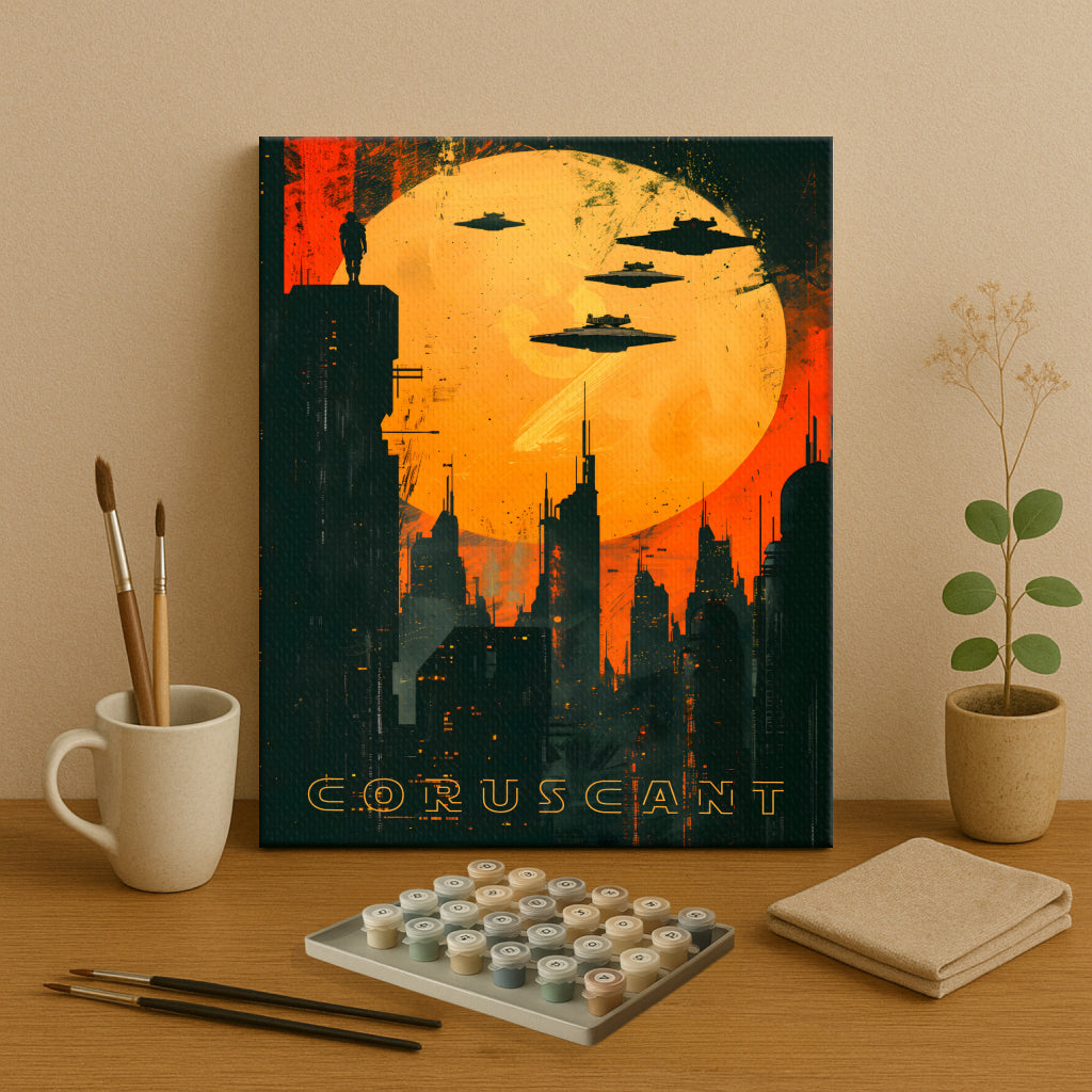 Outer Realms #4 | Paint by Numbers Kit EasyArtJoy
