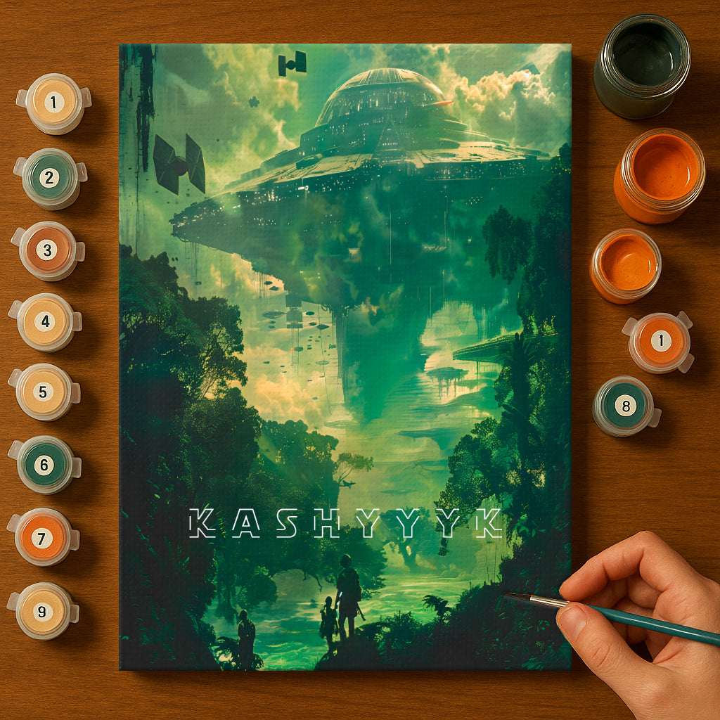 Outer Realms #6 | Paint by Numbers Kit EasyArtJoy