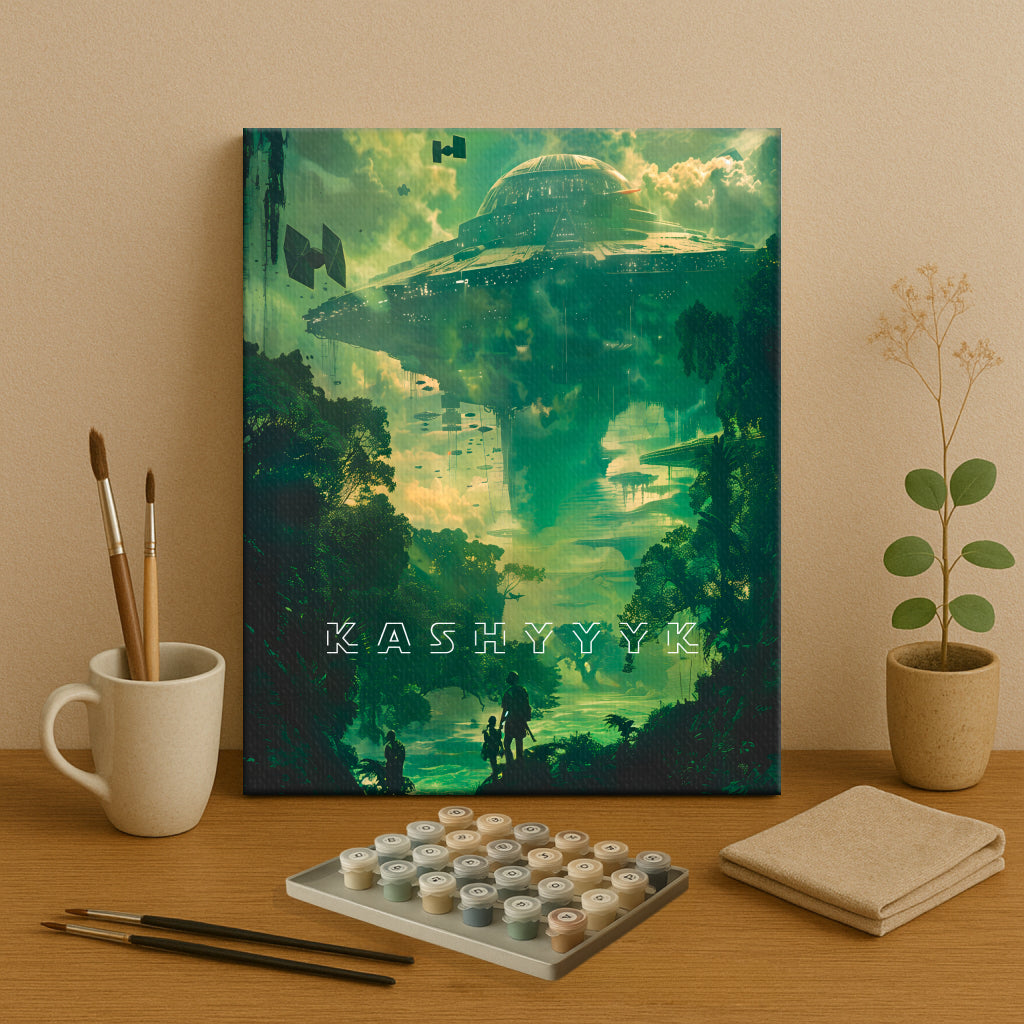 Outer Realms #6 | Paint by Numbers Kit EasyArtJoy
