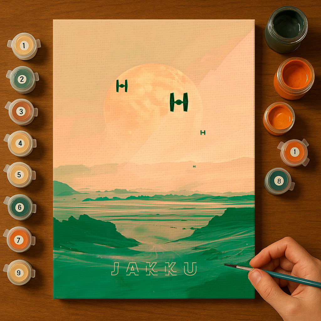 Outer Realms #8 | Paint by Numbers Kit EasyArtJoy