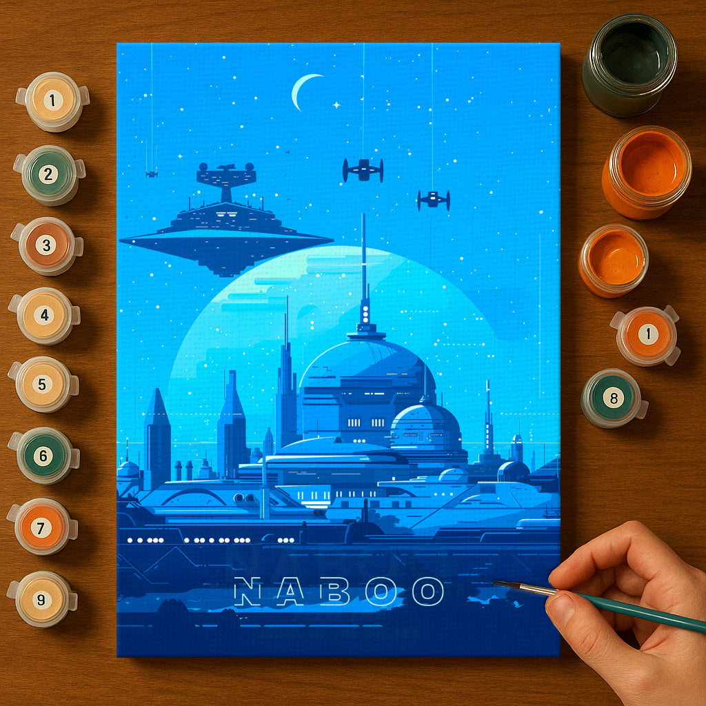 Outer Realms #9 | Paint by Numbers Kit EasyArtJoy