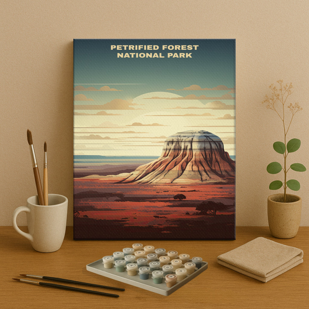 Petrified Forest National Park | Paint by Numbers Kit EasyArtJoy