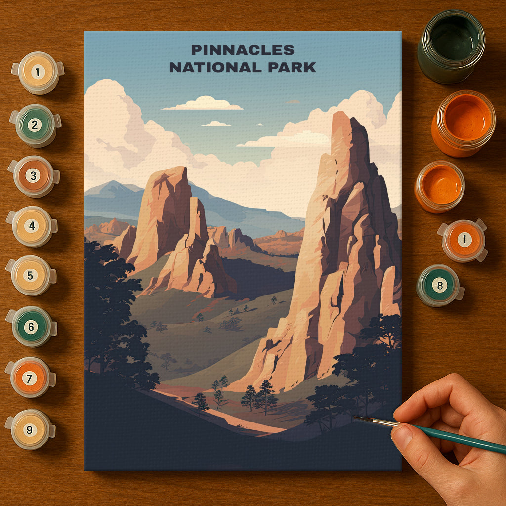 Pinnacles National Park | Paint by Numbers Kit EasyArtJoy