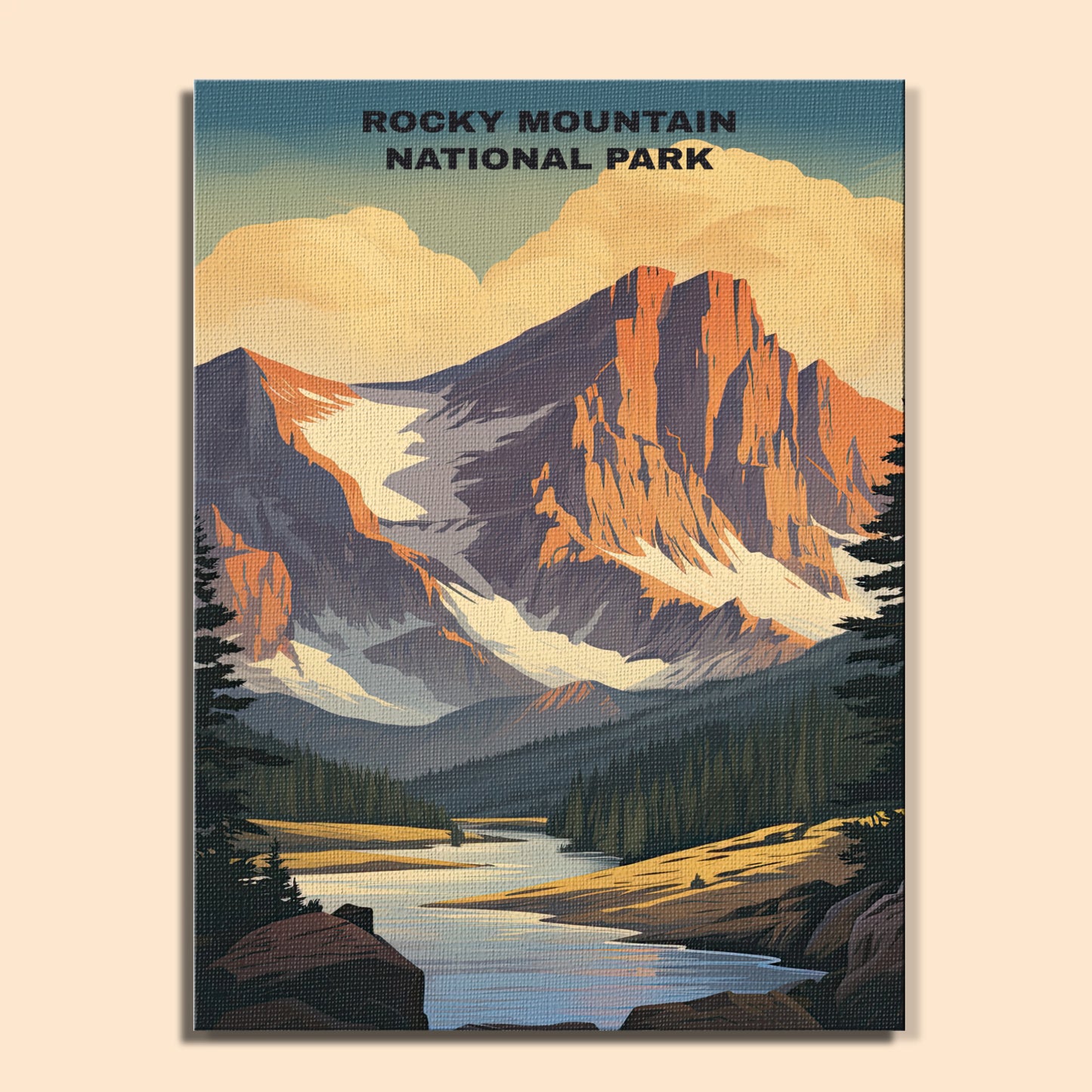 Rocky Mountain National Park | Paint by Numbers Kit EasyArtJoy