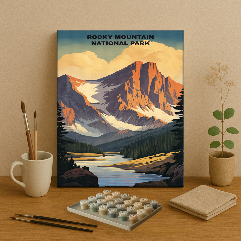 Rocky Mountain National Park | Paint by Numbers Kit EasyArtJoy