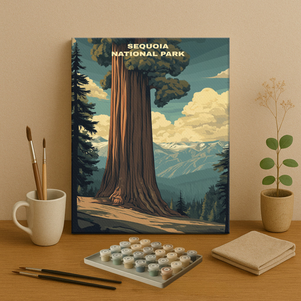 Sequoia National Park | Paint by Numbers Kit EasyArtJoy