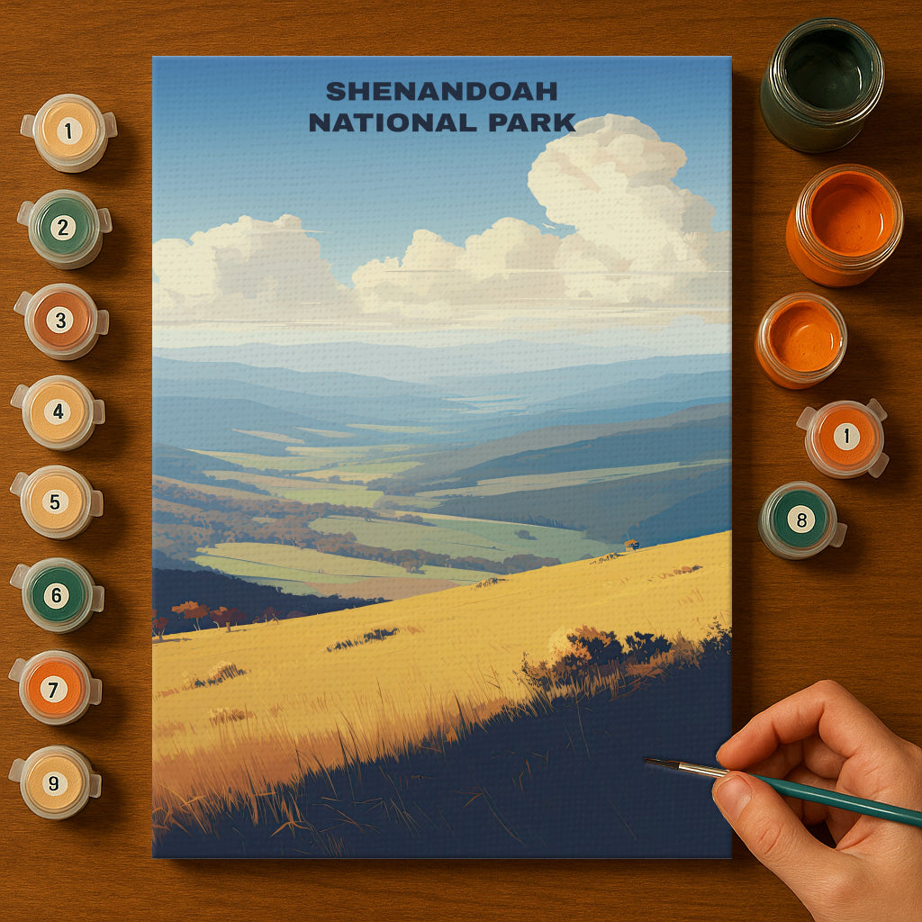 Shenandoah National Park | Paint by Numbers Kit EasyArtJoy
