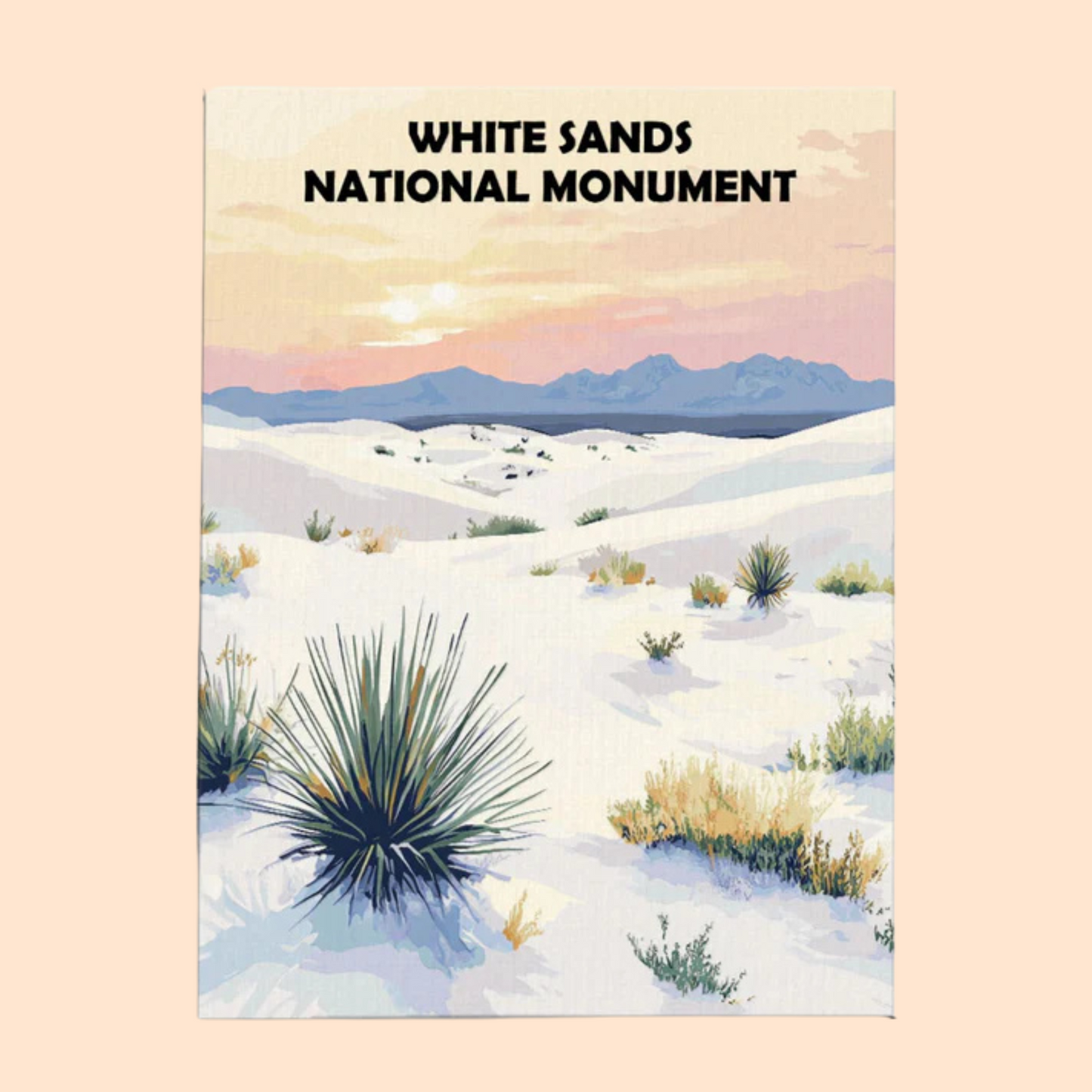 White Sands National Monument - Paint by Numbers Kit EasyArtJoy