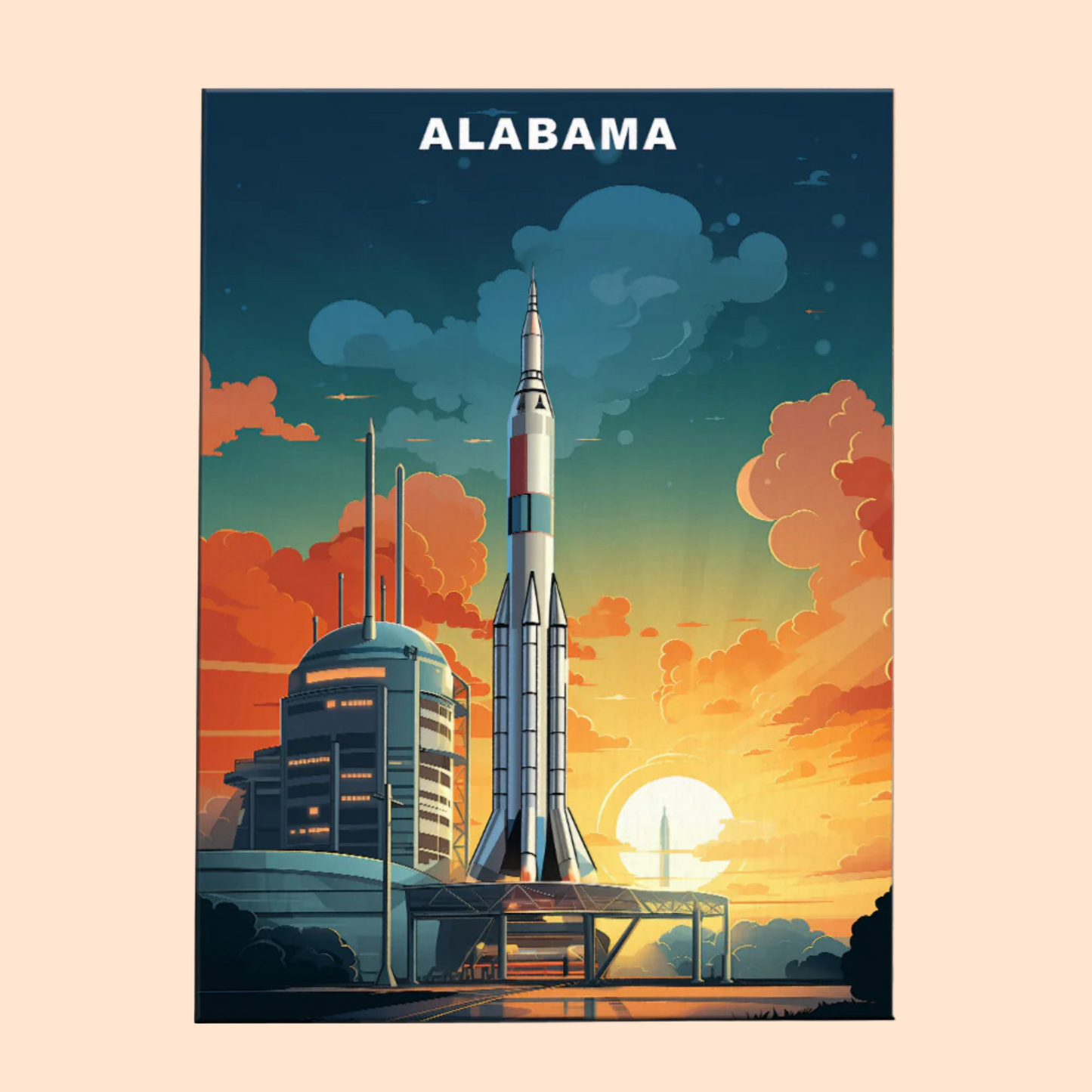 Alabama U.S. State - Paint by Numbers Kit EasyArtJoy