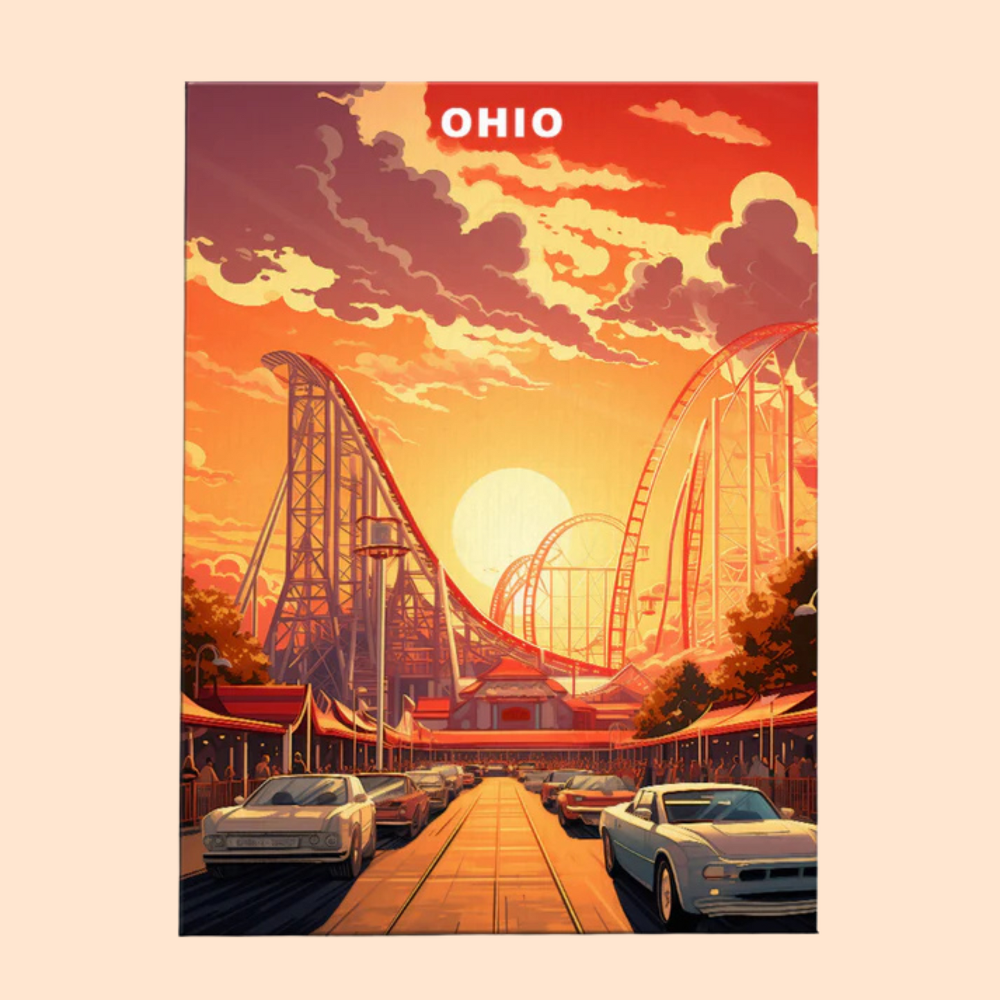Ohio U.S. State - Paint by Numbers Kit EasyArtJoy