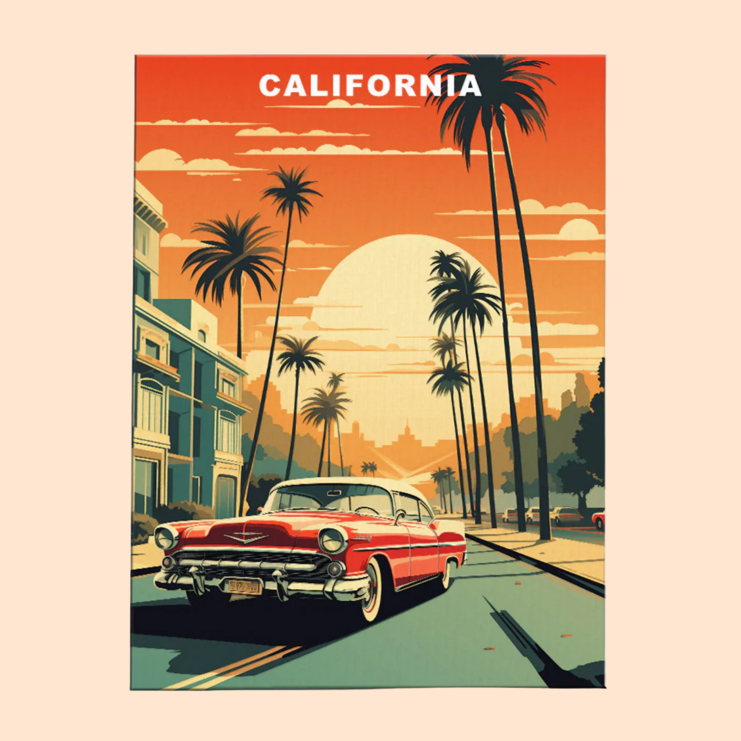 California U.S. State - Paint by Numbers Kit EasyArtJoy