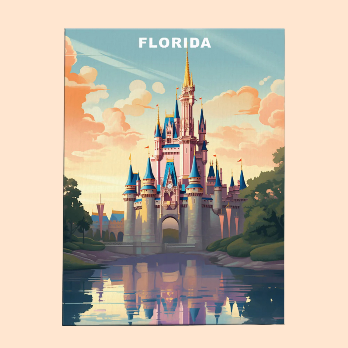 Florida U.S. State - Paint by Numbers Kit EasyArtJoy