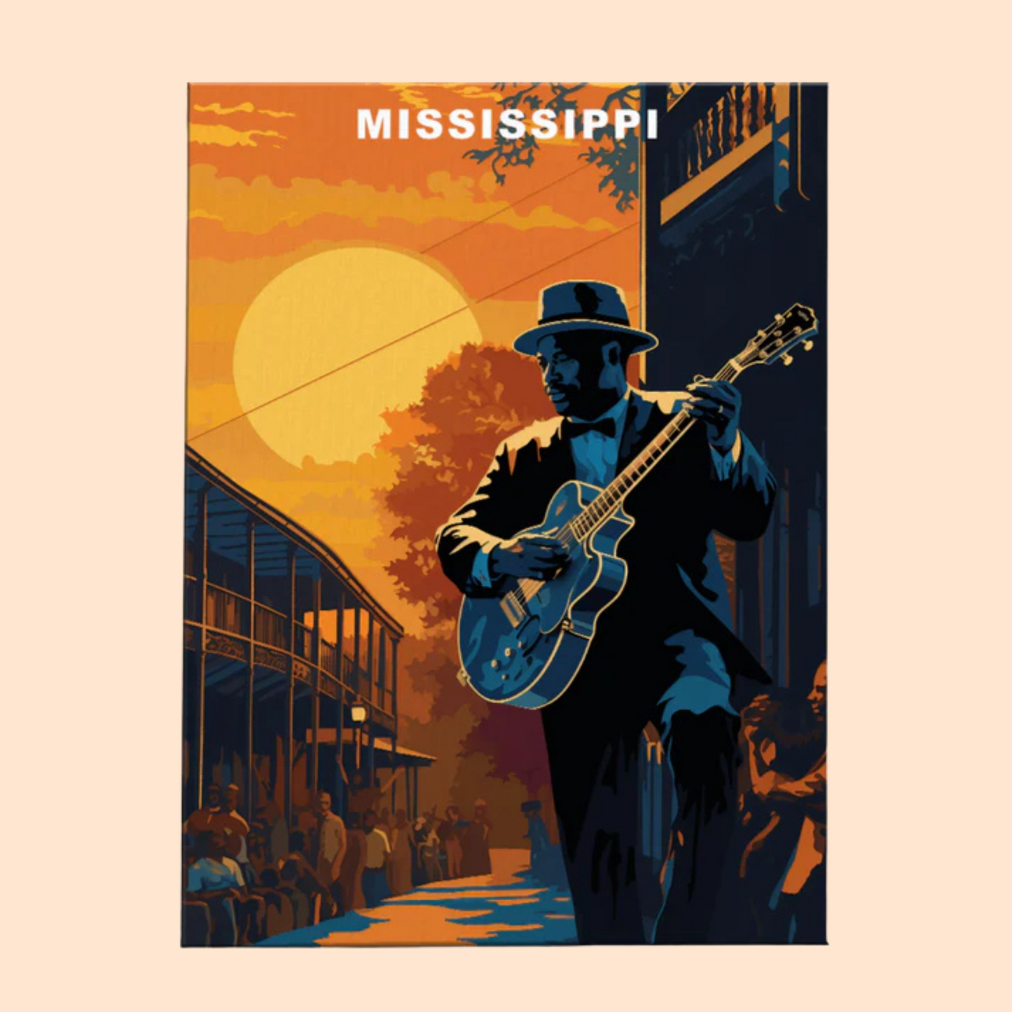 Mississippi U.S. State - Paint by Numbers Kit EasyArtJoy