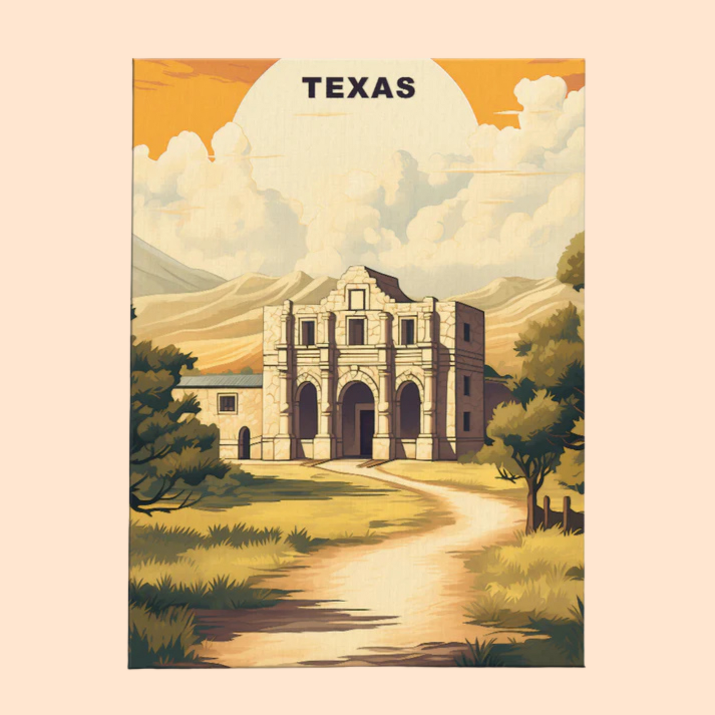 Texas U.S. State - Paint by Numbers Kit EasyArtJoy
