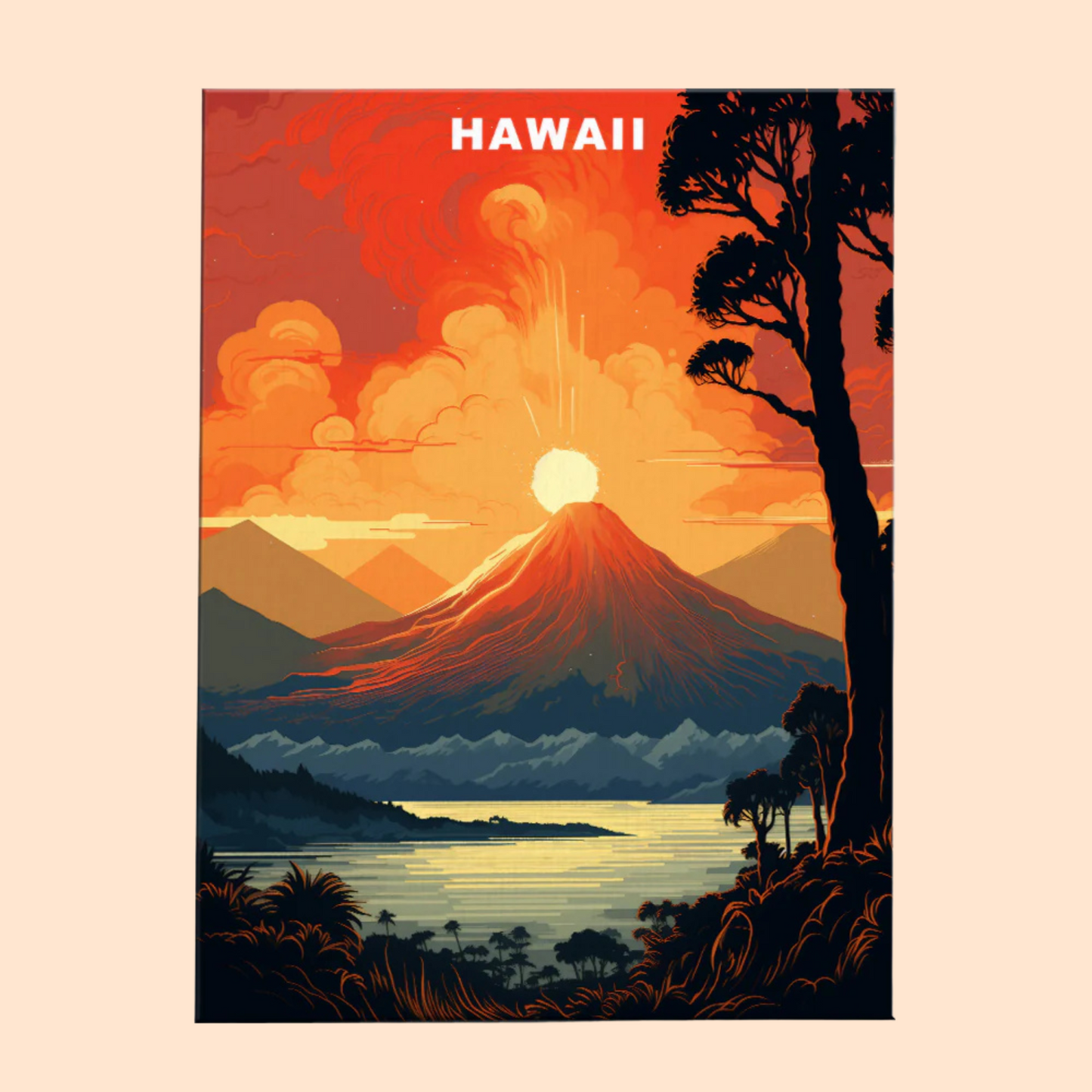 Hawaii U.S. State - Paint by Numbers Kit EasyArtJoy