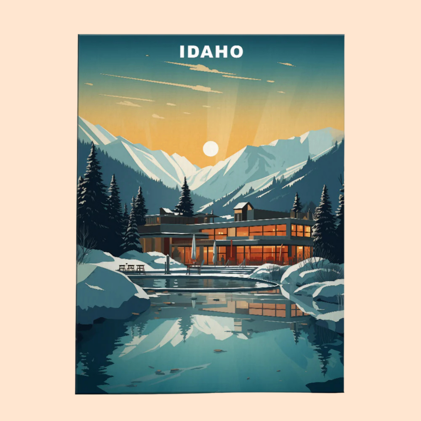 Idaho U.S. State - Paint by Numbers Kit EasyArtJoy