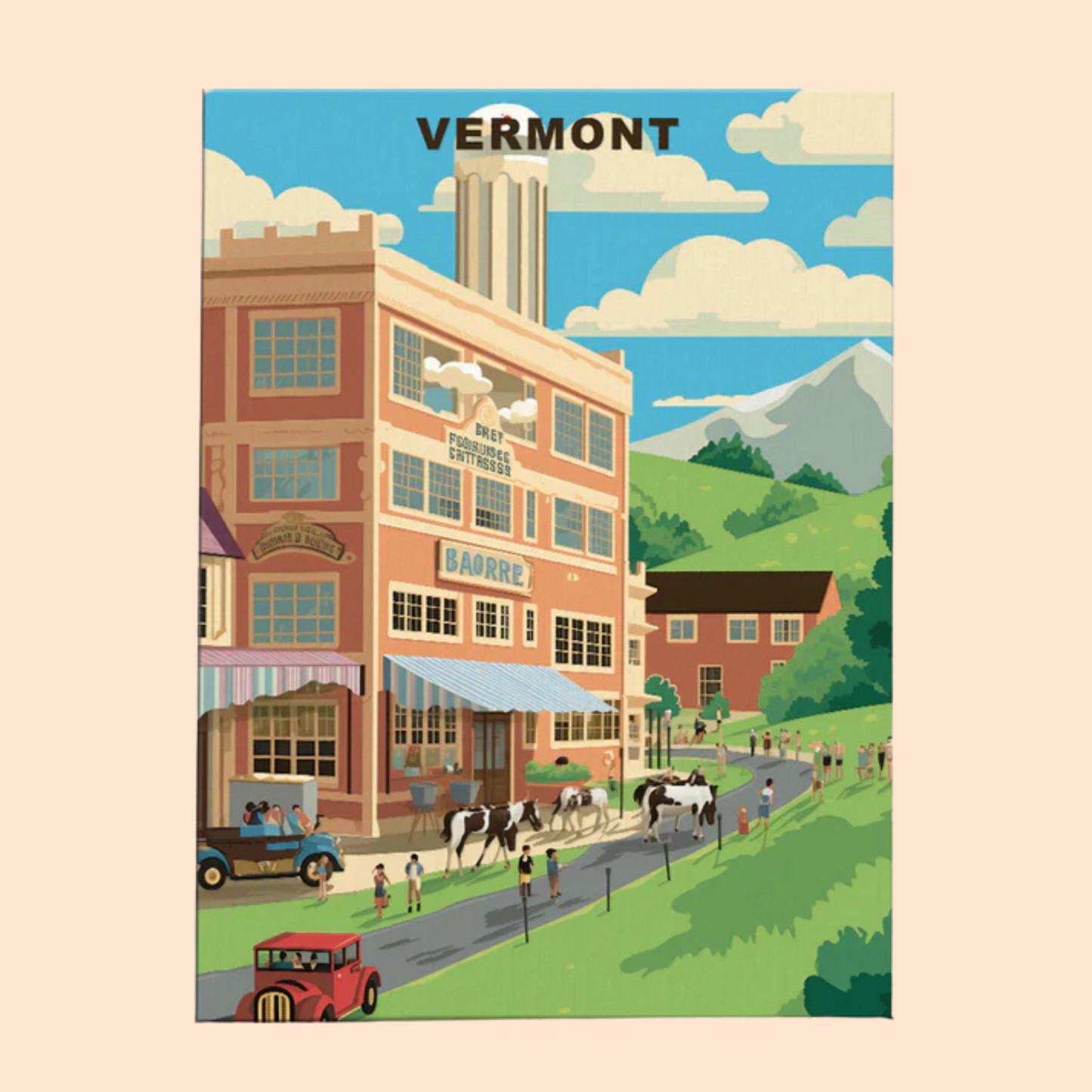 Vermont U.S. State - Paint by Numbers Kit EasyArtJoy