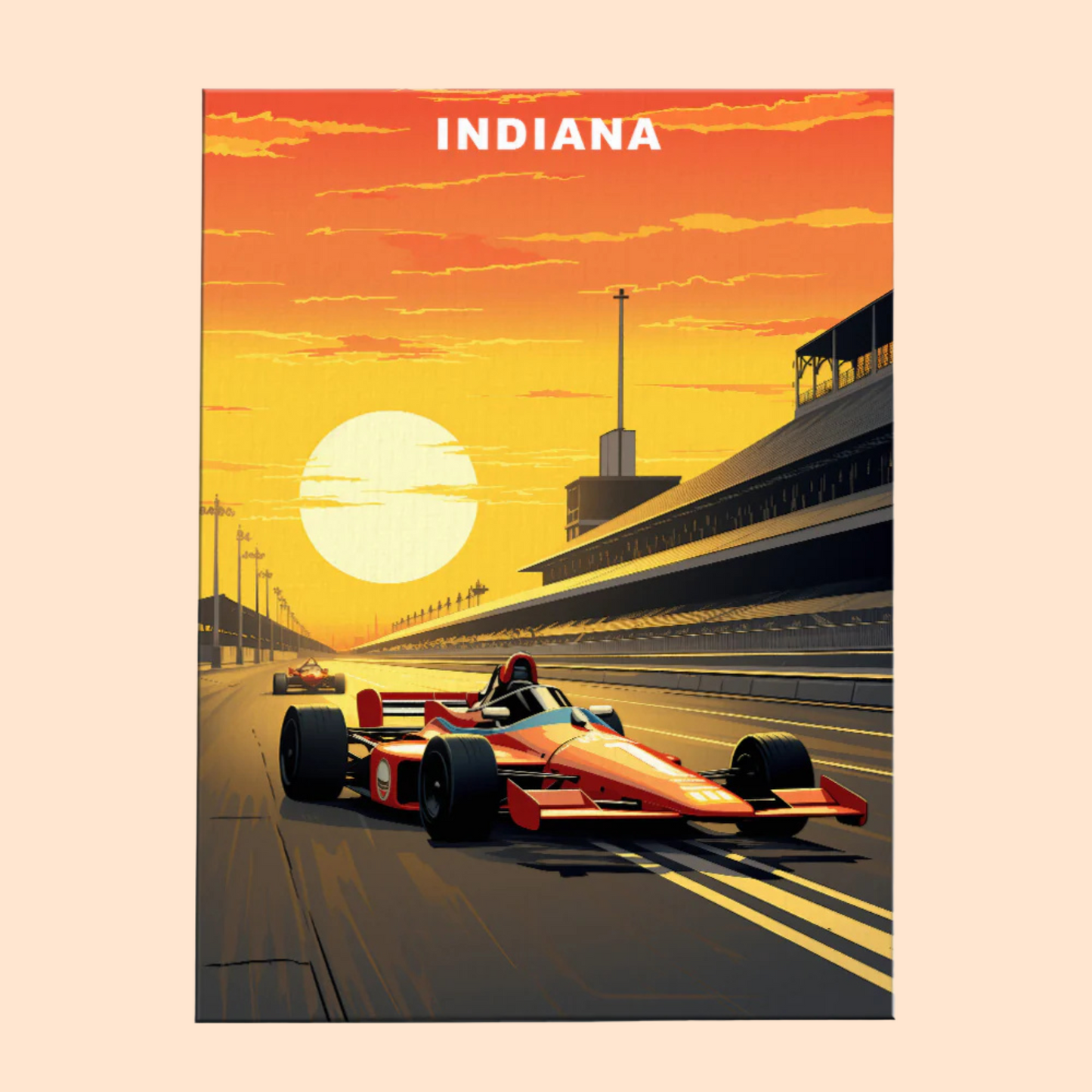 Indiana U.S. State - Paint by Numbers Kit EasyArtJoy