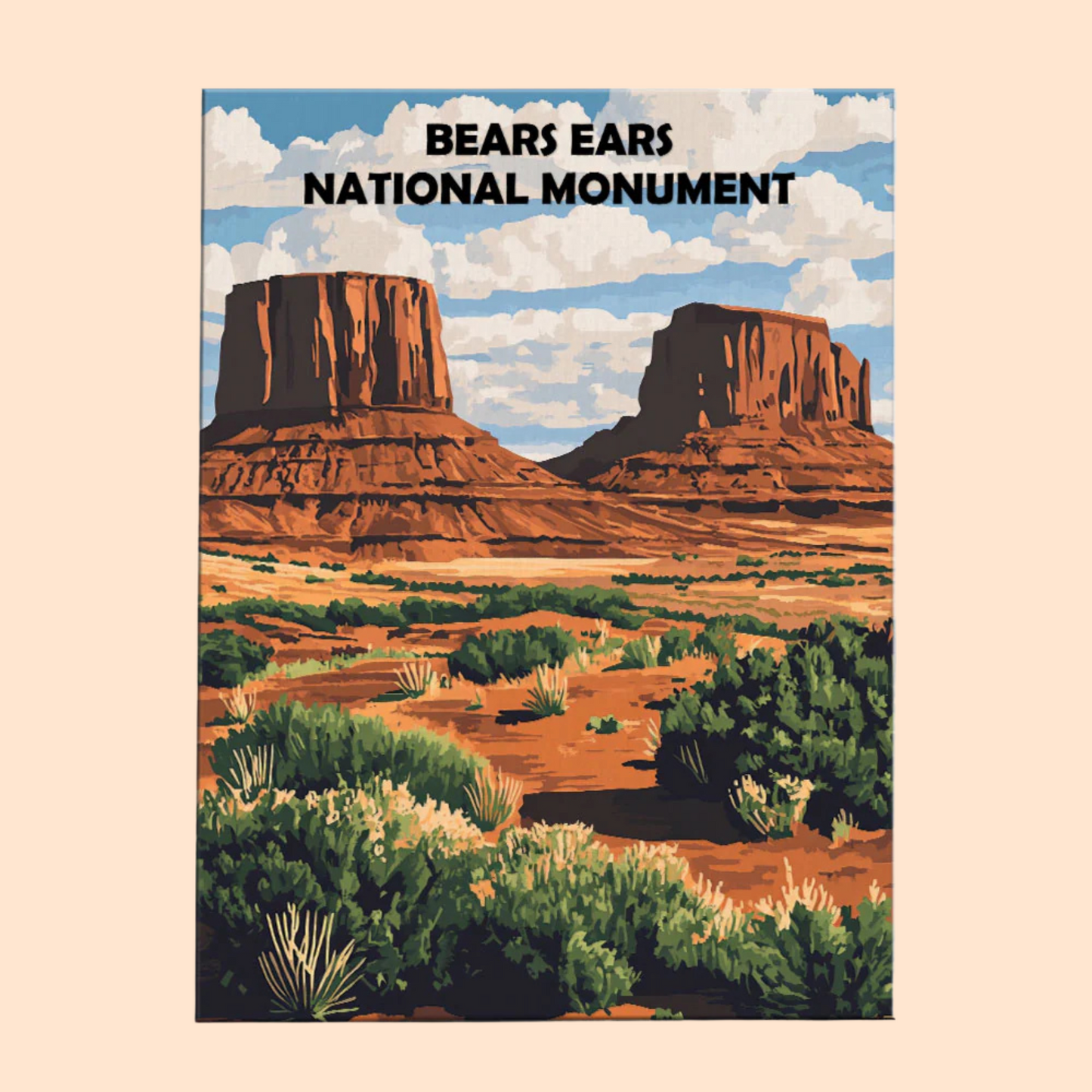 Bears Ears National Monument - Paint by Numbers Kit EasyArtJoy