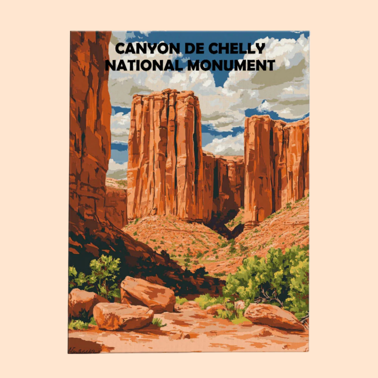 Canyon de Chelly National Monument - Paint by Numbers Kit EasyArtJoy