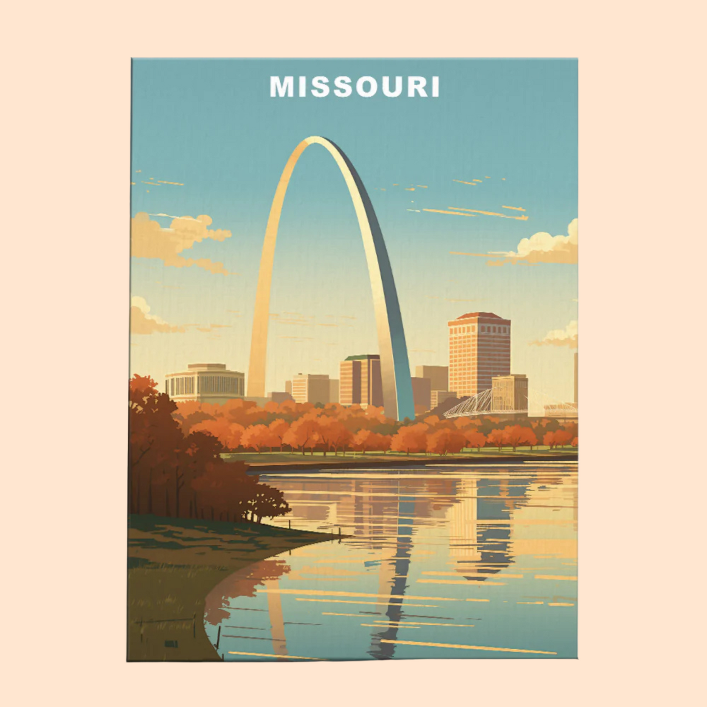 Missouri U.S. State - Paint by Numbers Kit EasyArtJoy
