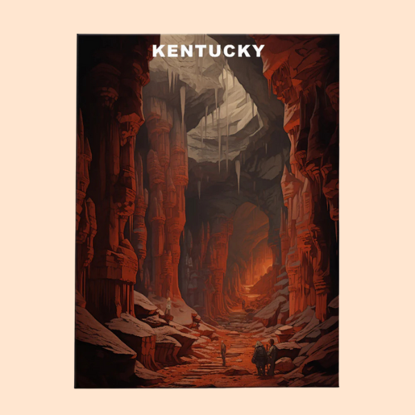 Kentucky U.S. State - Paint by Numbers Kit EasyArtJoy