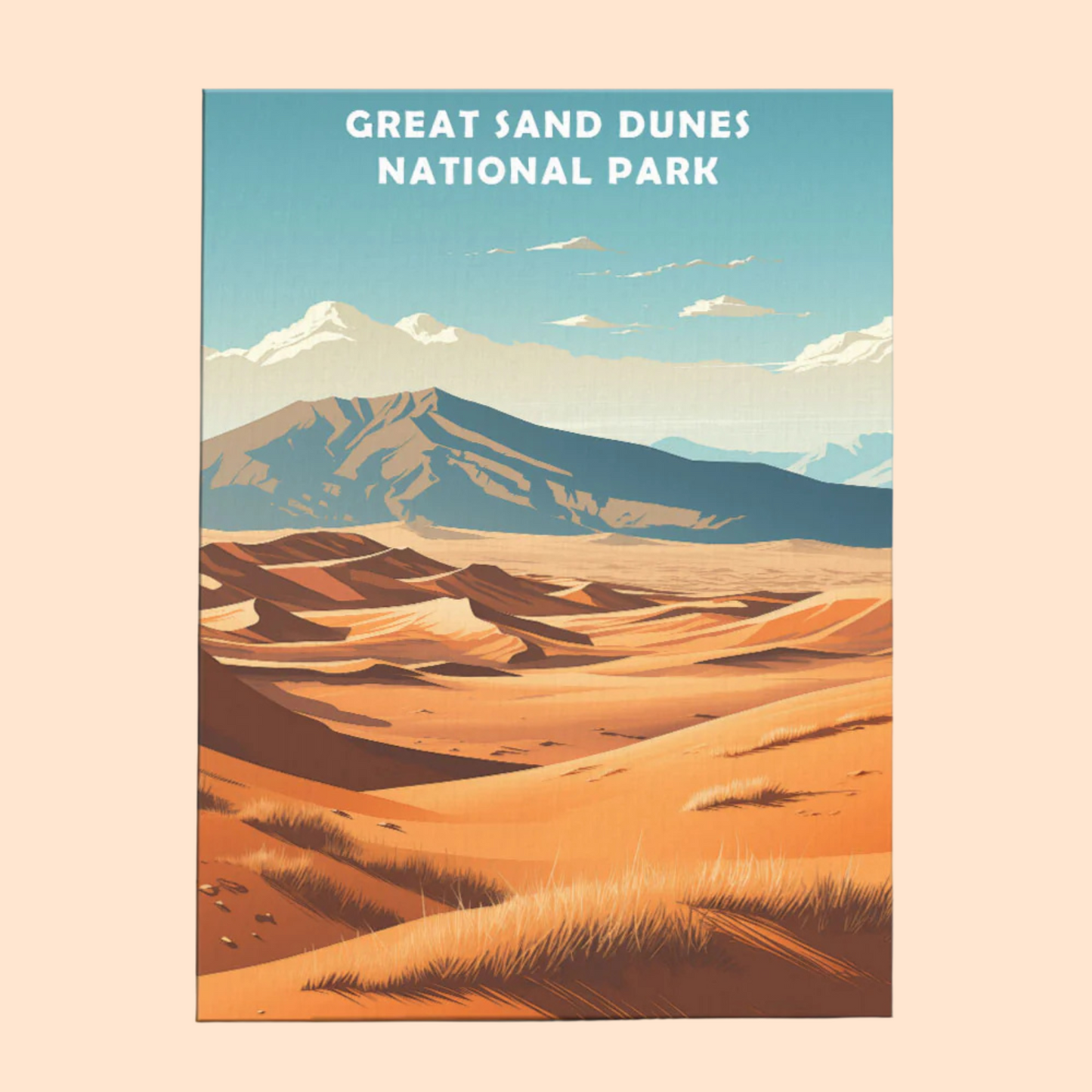 Great Sand Dunes National Park - Paint by Numbers Kit EasyArtJoy