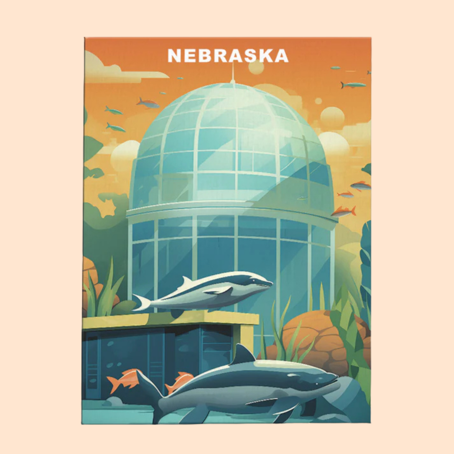 Nebraska U.S. State - Paint by Numbers Kit EasyArtJoy