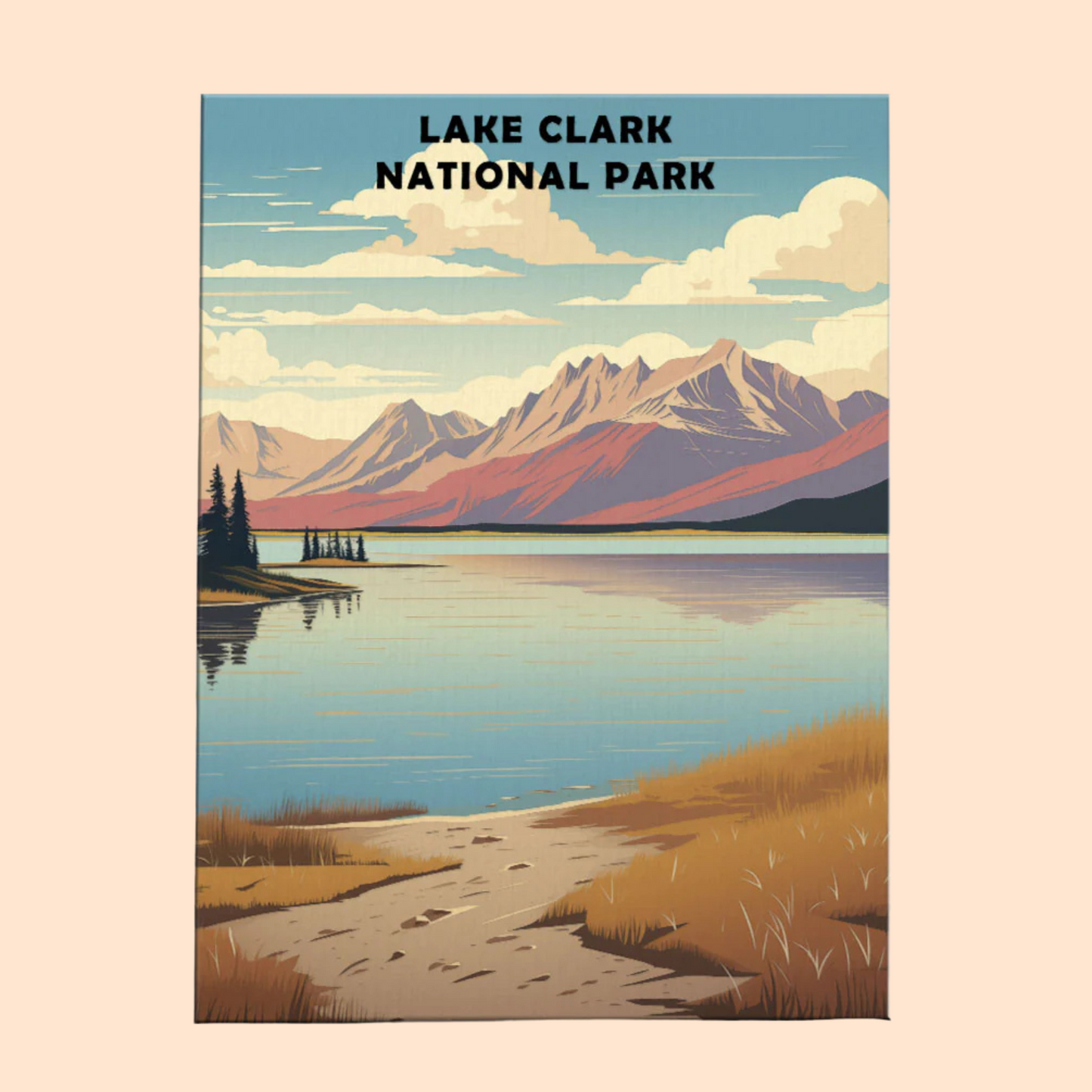 Lake Clark National Park - Paint by Numbers Kit EasyArtJoy
