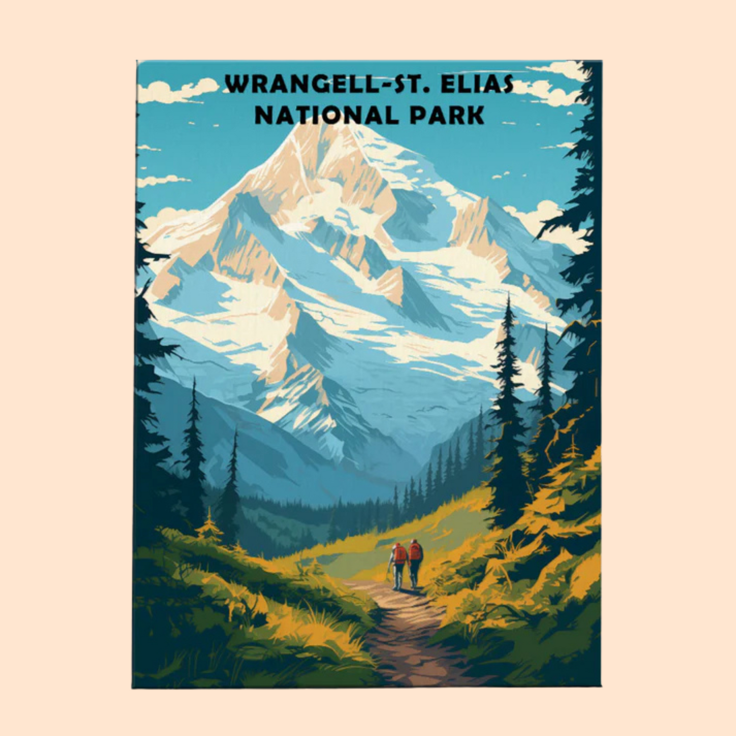 Wrangell-St. Elias National Park - Paint by Numbers Kit EasyArtJoy