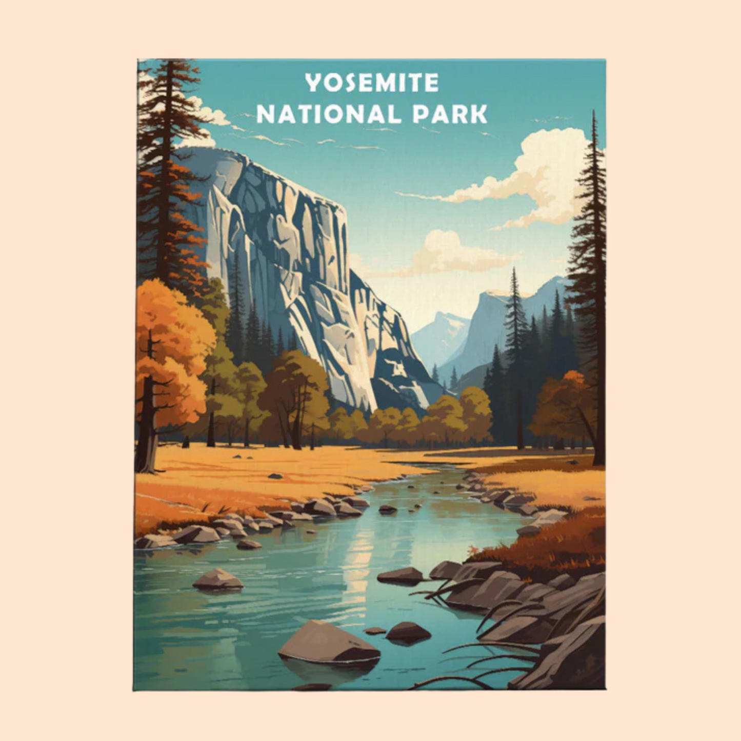 Yosemite National Park - Paint by Numbers Kit EasyArtJoy