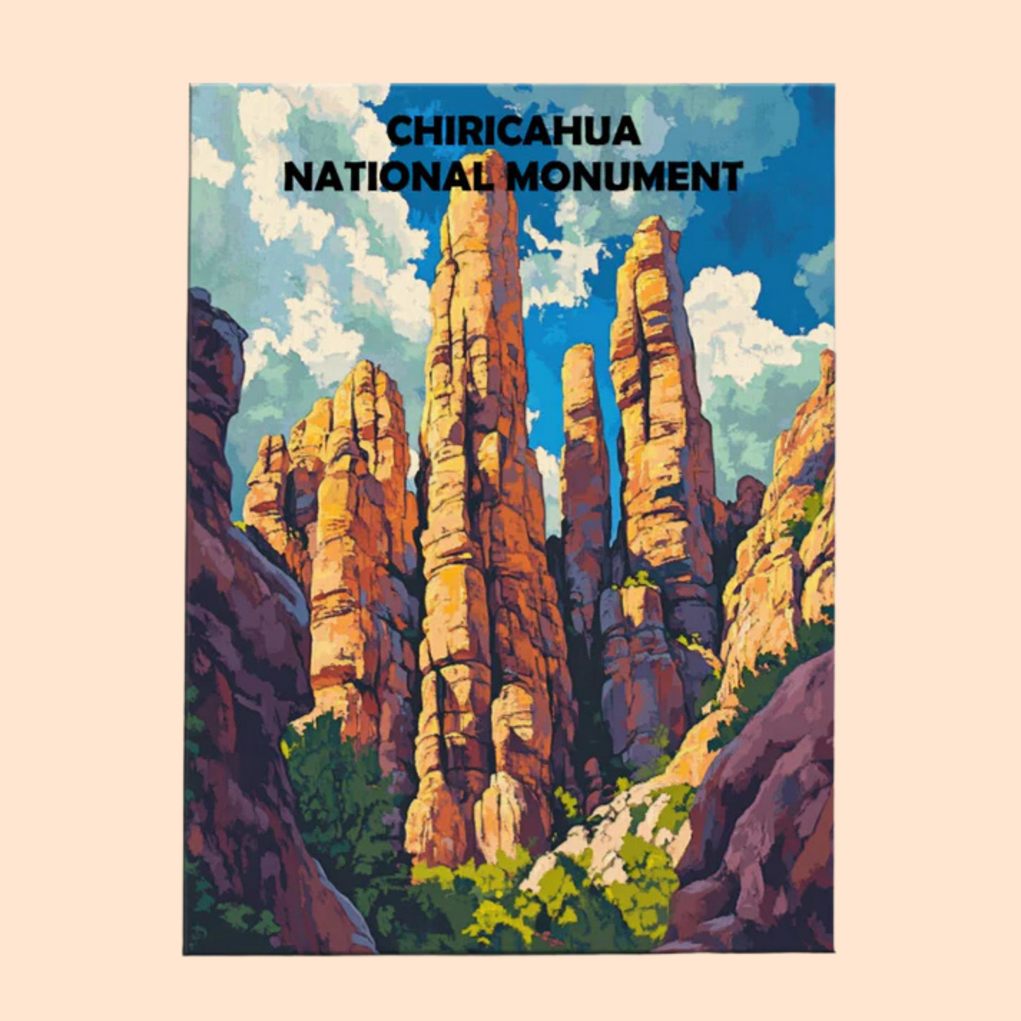 Chiricahua National Monument - Paint by Numbers Kit EasyArtJoy