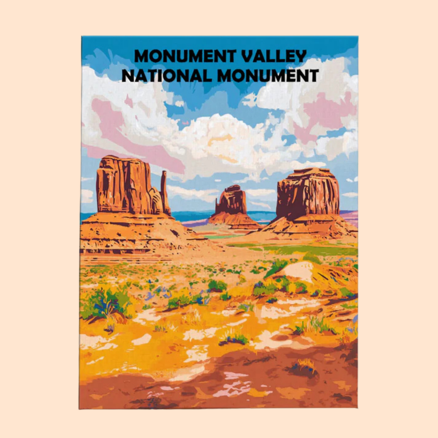 Monument Valley National Monument - Paint by Numbers Kit EasyArtJoy
