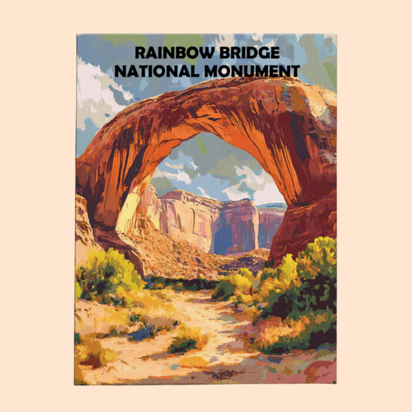 Rainbow Bridge National Monument - Paint by Numbers Kit EasyArtJoy