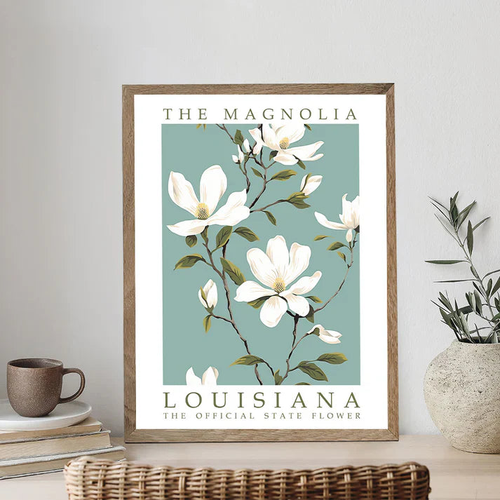 Louisiana State Flower - Magnolia - Paint by Numbers Kit
