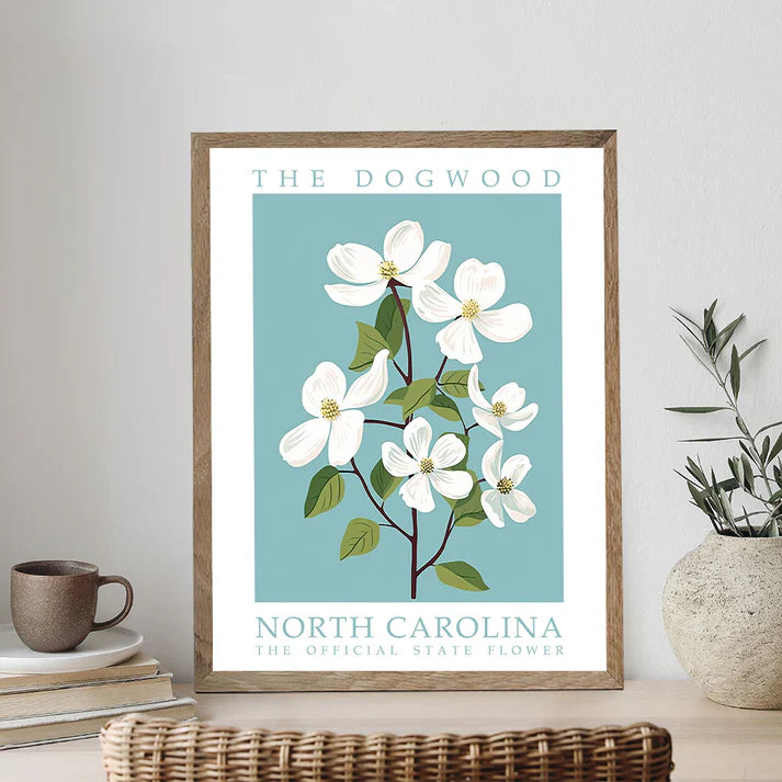 North Carolina State Flower - Dogwood - Paint by Numbers Kit
