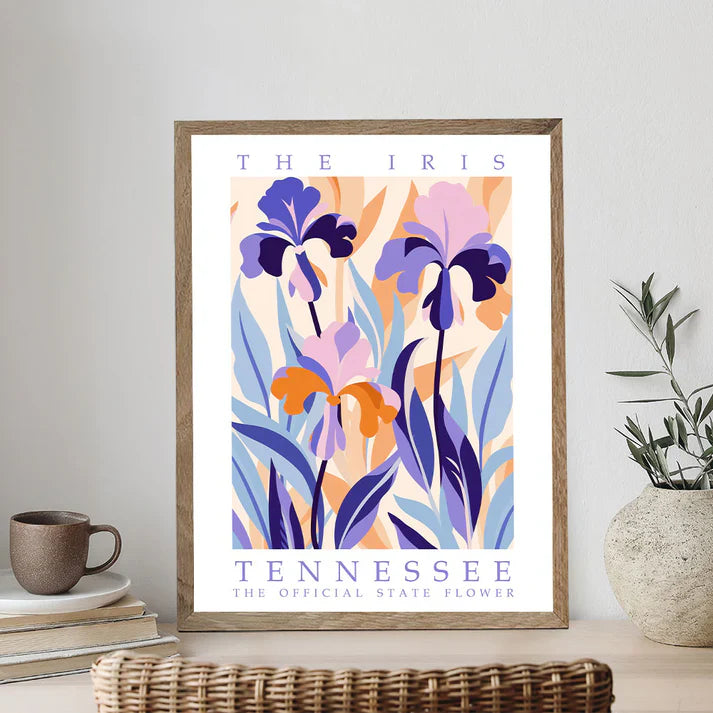 Tennessee State Flower - Iris - Paint by Numbers Kit
