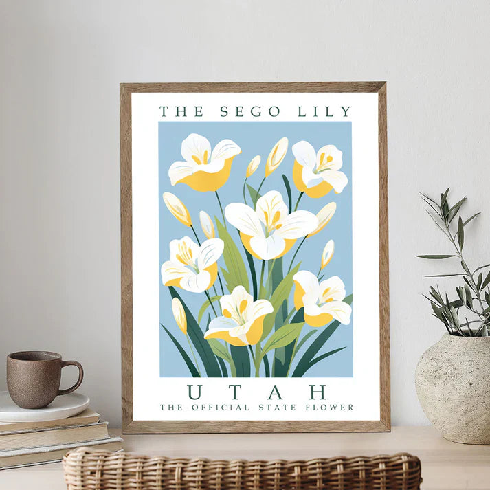 Utah State Flower - Sego Lily - Paint by Numbers Kit