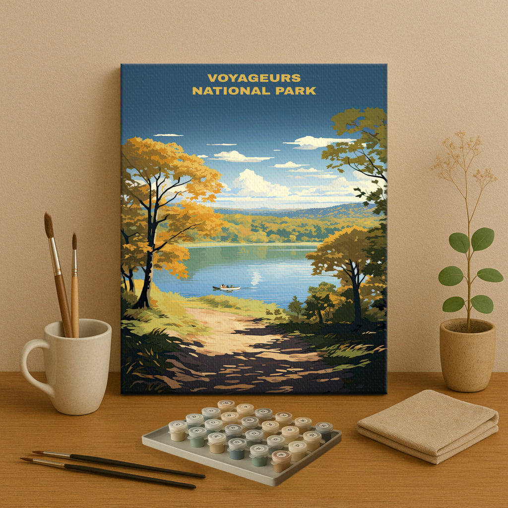 Voyageurs National Park | Paint by Numbers Kit EasyArtJoy