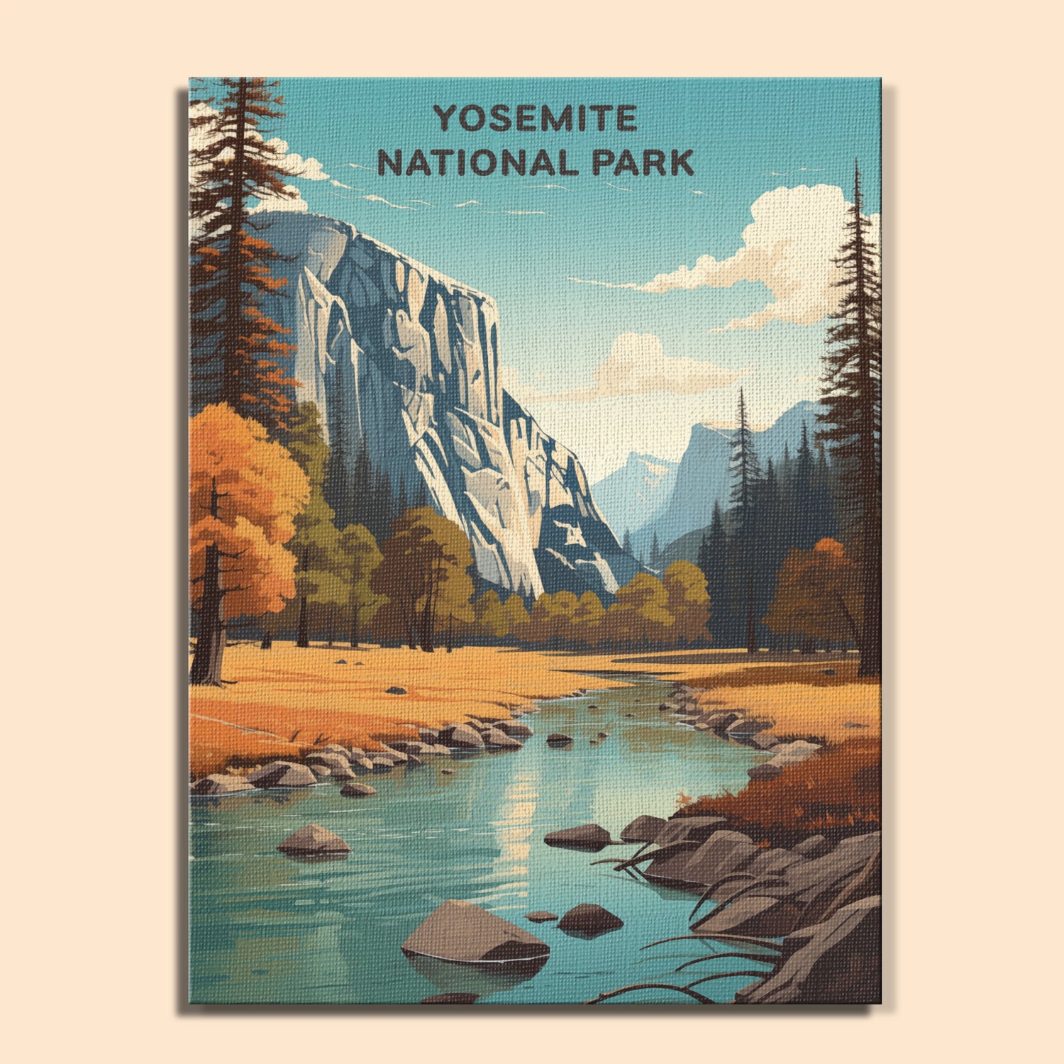 Yosemite National Park (Original Edition) | Paint by Numbers Kit EasyArtJoy