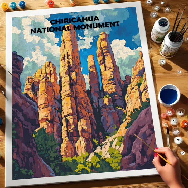 Chiricahua National Monument - Paint by Numbers Kit EasyArtJoy