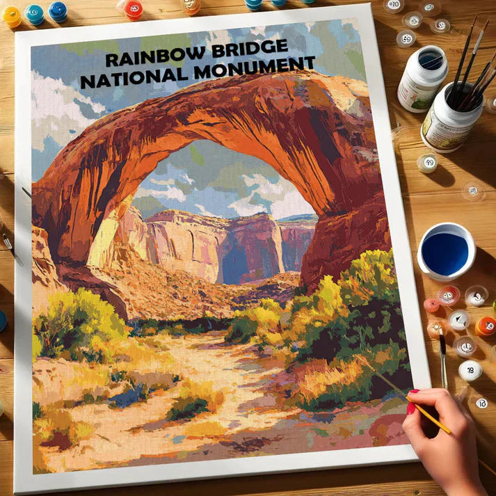 Rainbow Bridge National Monument - Paint by Numbers Kit EasyArtJoy