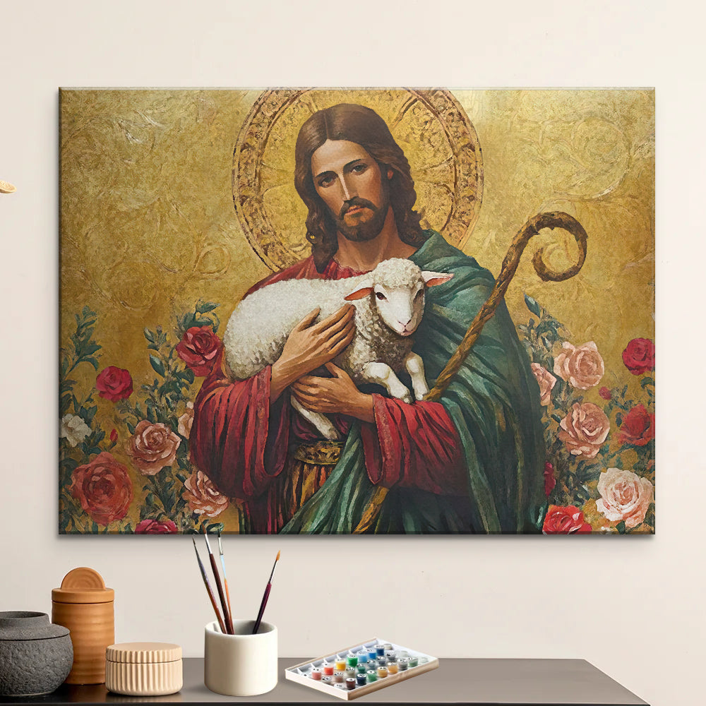 The Lamb of Grace - Paint by Numbers Kit