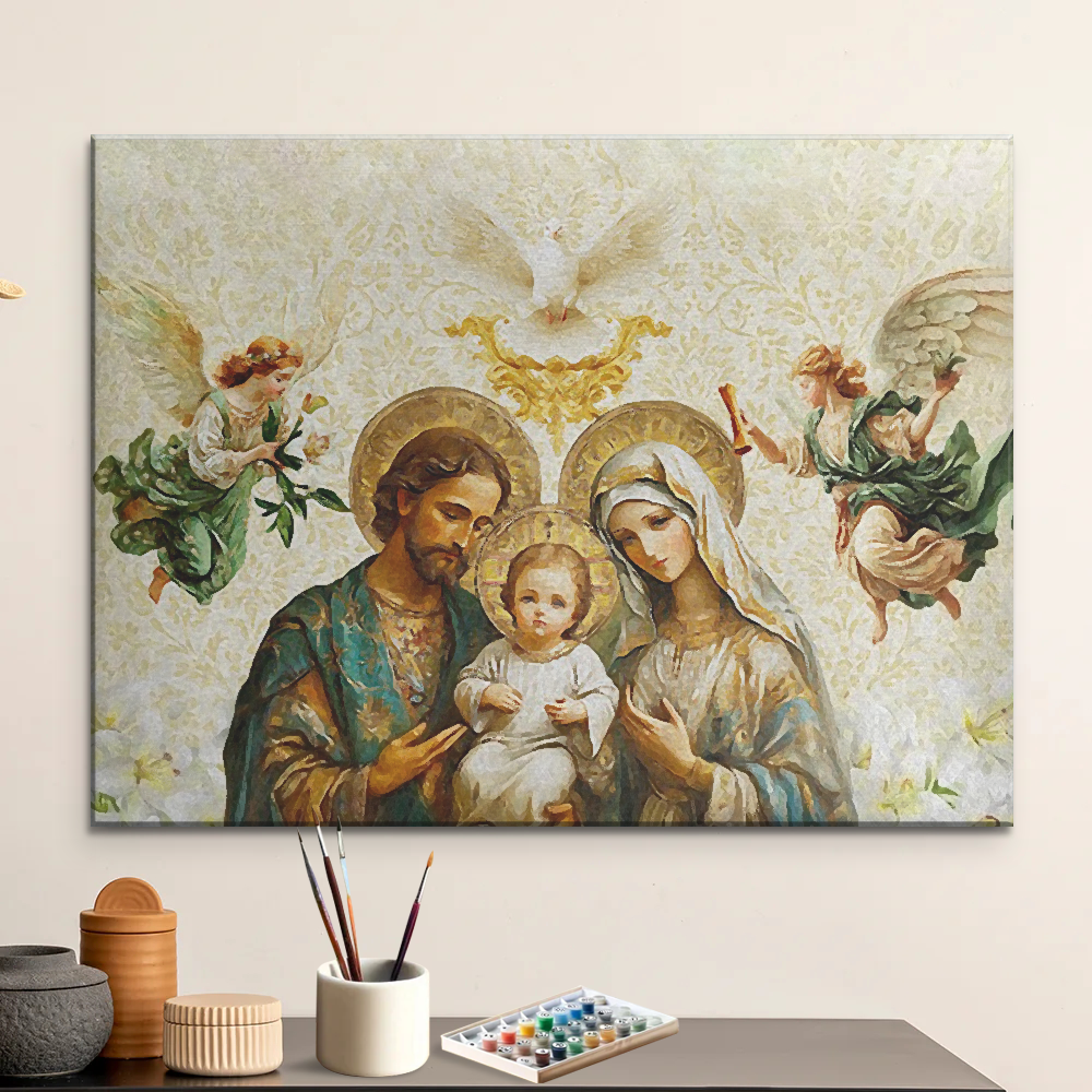 Holy Family Sacred - Paint by Numbers Kit