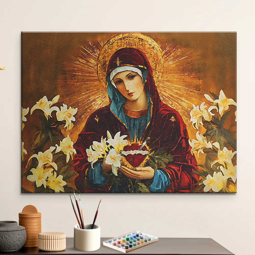 The Lily Of Purity - Paint by Numbers Kit