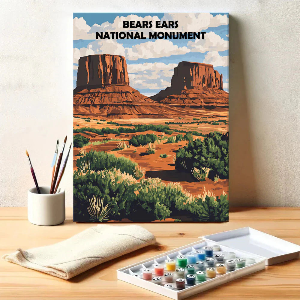 Bears Ears National Monument - Paint by Numbers Kit EasyArtJoy