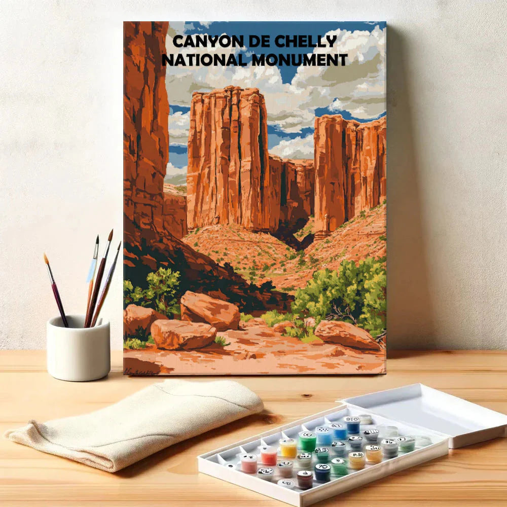 Canyon de Chelly National Monument - Paint by Numbers Kit EasyArtJoy