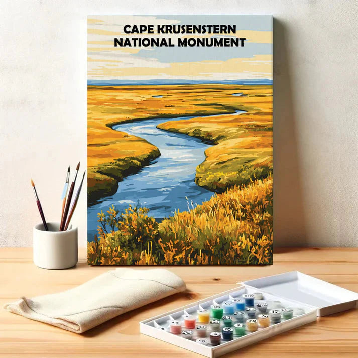 Cape Krusenstern National Monument - Paint by Numbers Kit EasyArtJoy