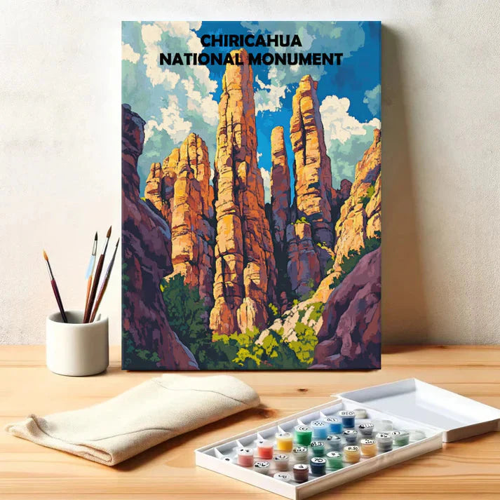 Chiricahua National Monument - Paint by Numbers Kit EasyArtJoy